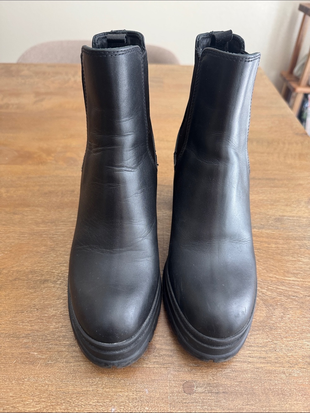Authentic Prada Chelsea Heel Boots size 37 - Picture 2 of 9